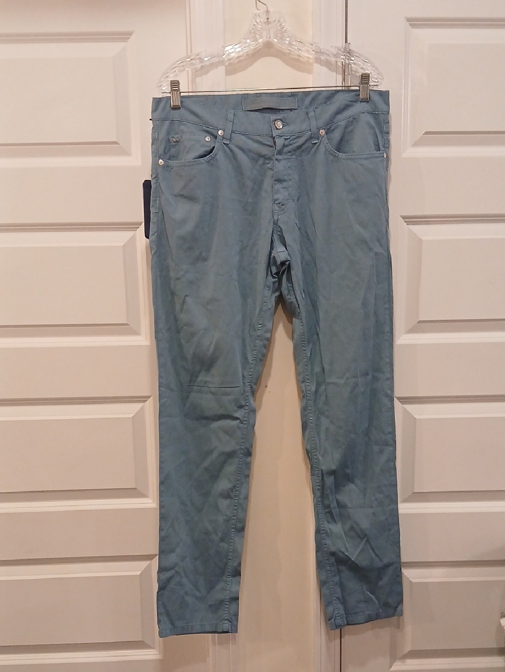 New Harmont & Blaine Narrow Fit Pantalone Pants Blue Size 50(US 34)